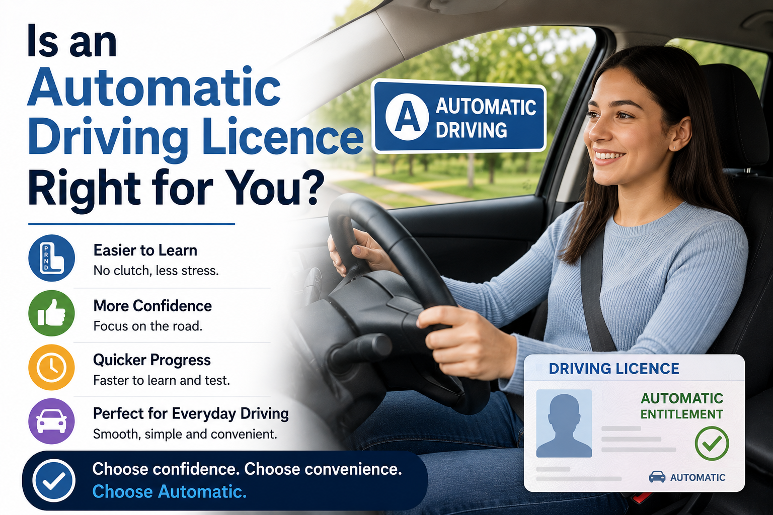 Is an Automatic Driving Licence Right for You? 1 Driving Schools Near Me