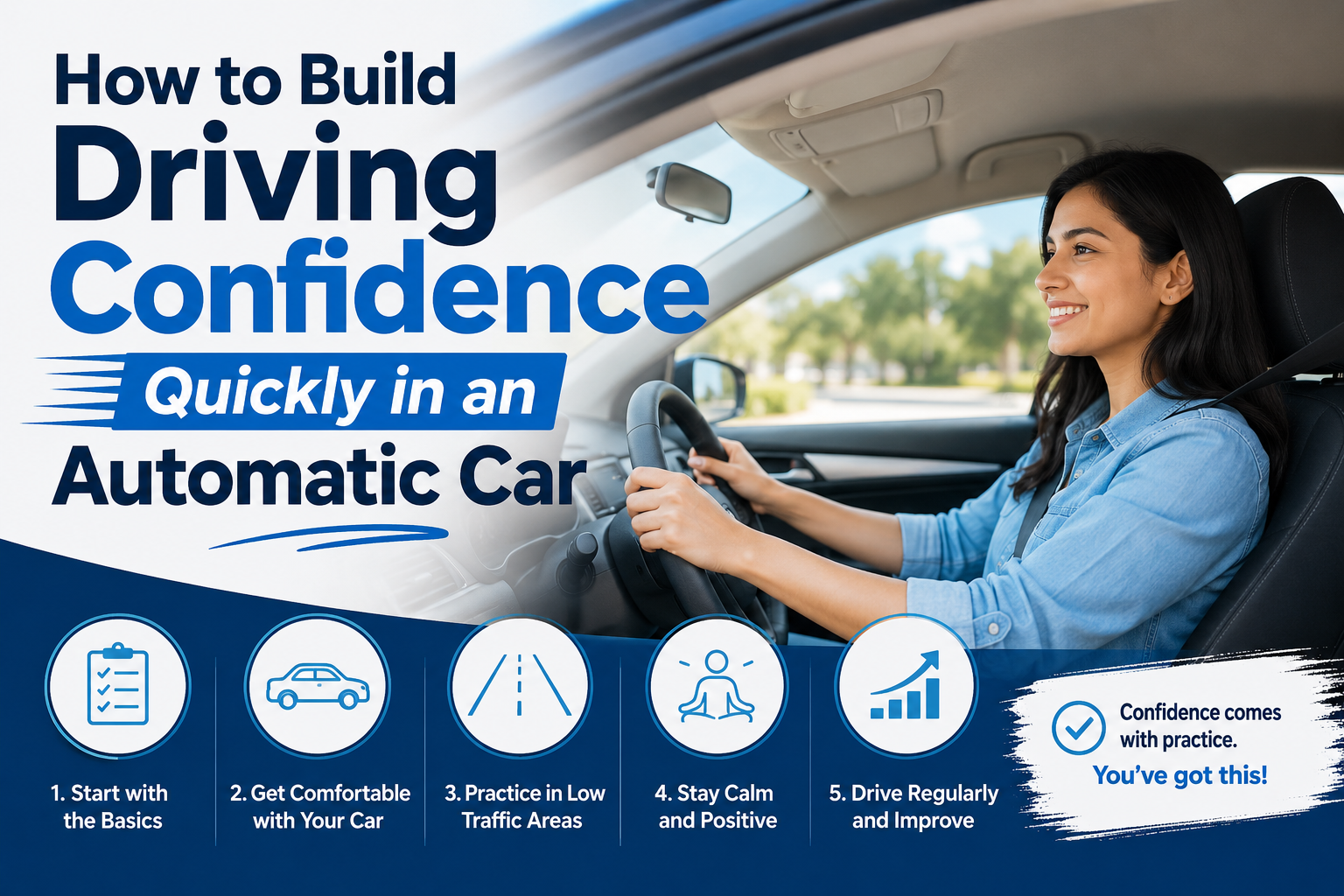 How to Build Driving Confidence Quickly in an Automatic Car