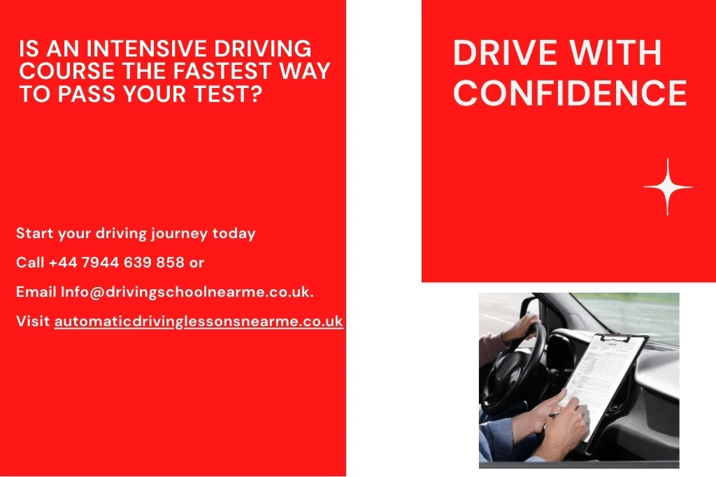 Is an Intensive Driving Course the Fastest Way to Pass Your Test? 1 Driving Schools Near Me